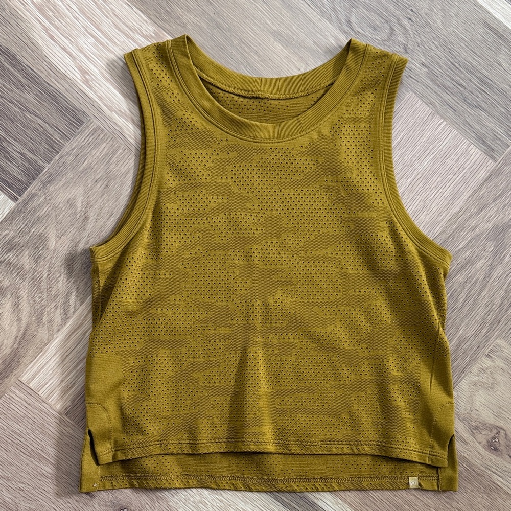 Lululemon Athletica Mustard Tank Top
